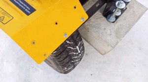 замена резины на отвале для мотоблока