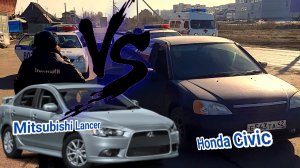 Mitsubishi Lancer VS Honda Civic Ferio.