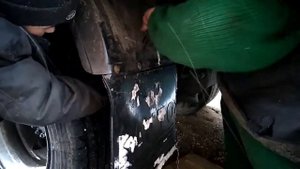 Установка длинных брызговиков на Газон некст .10.0