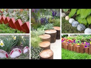 67 Ограждений для клумбы из простых материалов, которые выглядят потрясающе