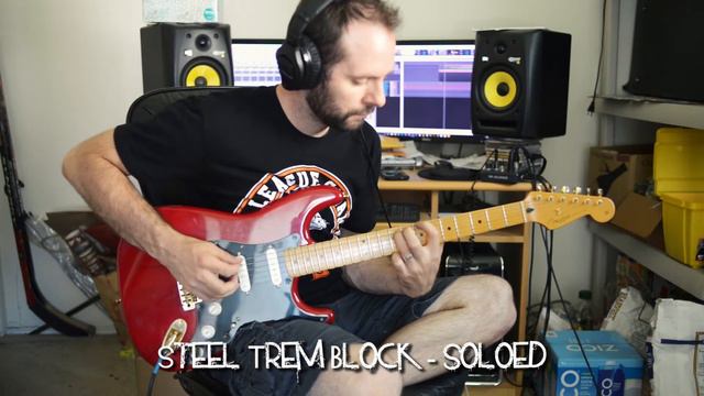 Changing Pickups & Trem Block on a Fender MIM Deluxe Strat (TIME LINKS IN DESCRIPTION) смотреть онлайн