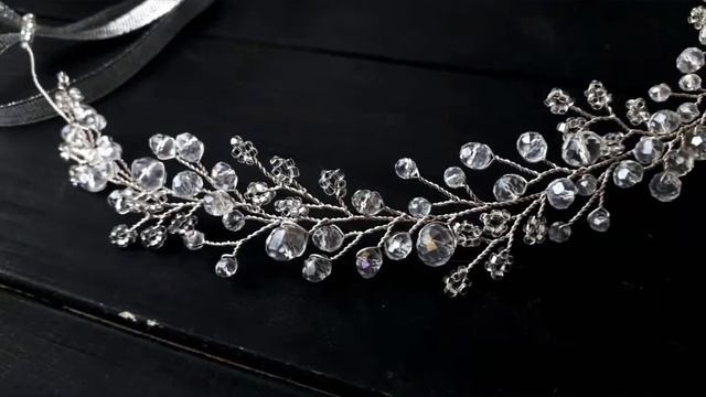 СВАДЕБНЫЙ венок для волос ручной работы. смотреть онлайн