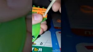 Как сплести из резинок апельсин.....