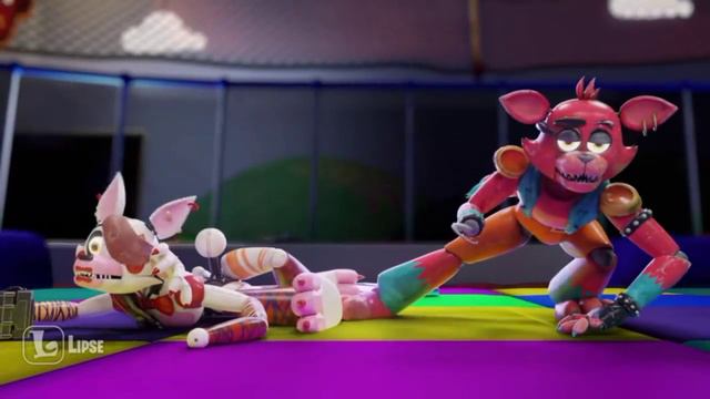 ЧТО ФОКСИ ДЕЛАЕТ С РОКСИ?... ЛУЧШИЕ АНИМАЦИИ ПО FNAF 9 : Security Breach | Лизалка смотреть онлайн