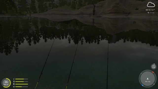 Русская рыбалка 4 - озеро Куори - Налим на форелевой точке смотреть онлайн