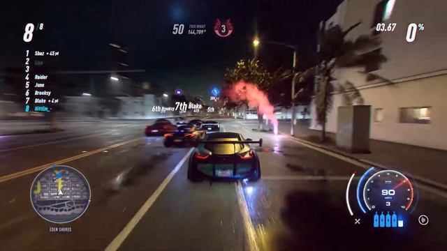 BMW I8 is nothing to play with! Fastest car! Need For Speed Heat смотреть онлайн