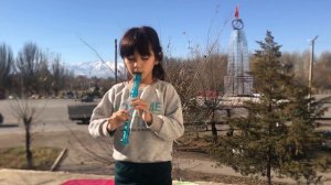 В лесу родилась ёлочка на блок флейте 💎