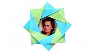 Оригами рамка для фото из бумаги своими руками