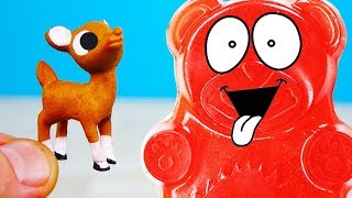 НУ ТЫ И ОЛЕНЬ. ЖЕЛЕЙНЫЙ МЕДВЕДЬ ВАЛЕРА.mp