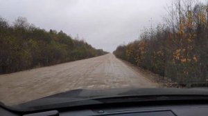 Дорога Вожега-Коноша. Граница Вологодской и Архангельской областью.