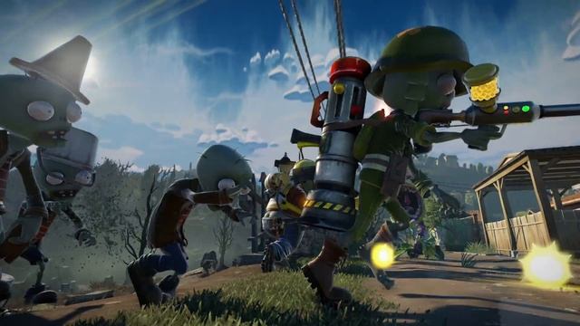 Plants vs. Zombies: Garden Warfare - Official E3 Reveal Trailer смотреть онлайн
