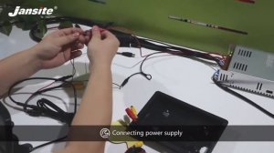 Jansite 7 дюймов проводной автомобильный монитор с двумя треками и камерой заднего вида