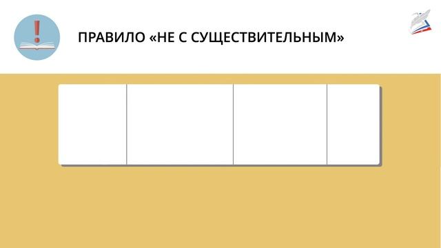 Морфологический анализ имени существительного. Не с существительными