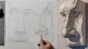 Рисуем нос Давида