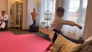 Ката Хейян Шодан. Heian Shodan. Карате-до. Шотокан. Домашняя тренировка.