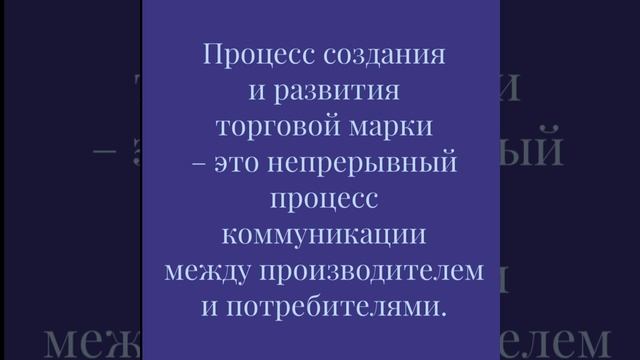 Бренд. Торговая марка.