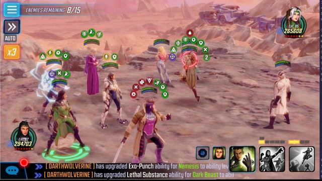 apocalypse heroic node 1 - 6 full stars marvel strike force смотреть онлайн