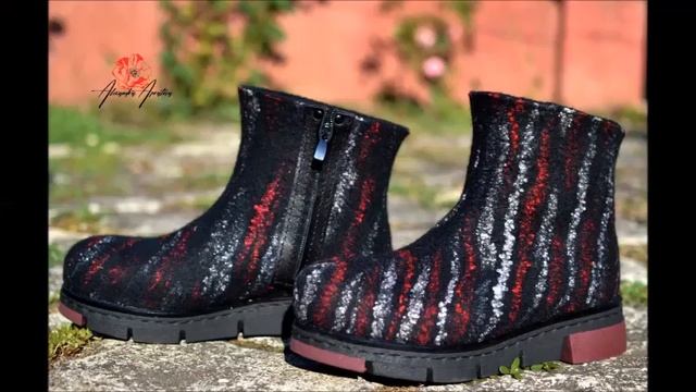 Валяная зимняя обувь .Обзор новых работ участников группы "Все рукоделия-к нам !" (Одноклассники) смотреть онлайн