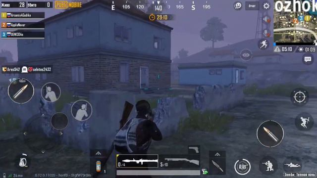 Как всегда выживать в новом режиме ,,зомби:темная ночь в PUBG mobile||топовая нычка для Pubg mobile смотреть онлайн