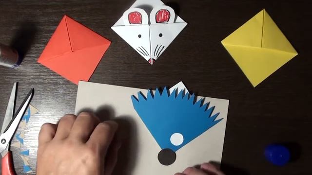 Оригами закладка для книг