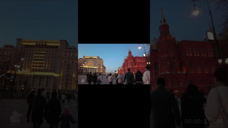 evening hyperlapse #russia #moscow #shorts