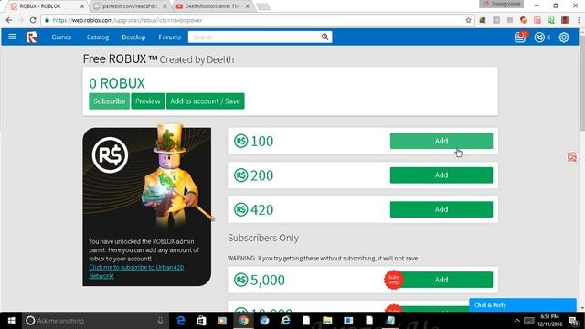 Roblox Free ROBUX LINK TO ROBUX смотреть онлайн