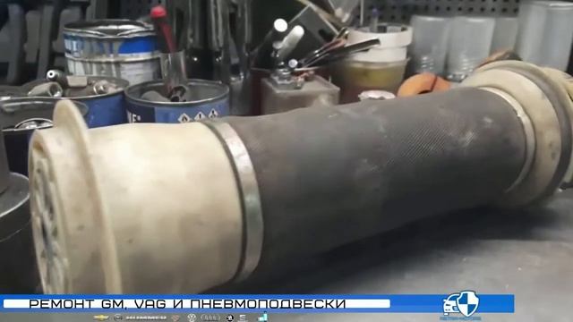 Ремонт задних пневмобаллонов Mercedes W218 смотреть онлайн