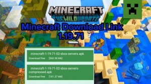 Minecraft Bedrock 1.19.71.02 Download Link!!!