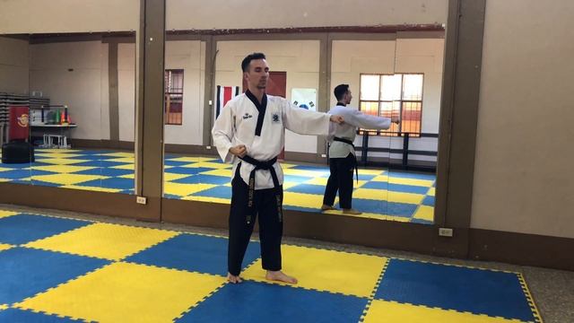 Primera forma - Taekwondo Poomsae Taegeuk il Yang смотреть онлайн