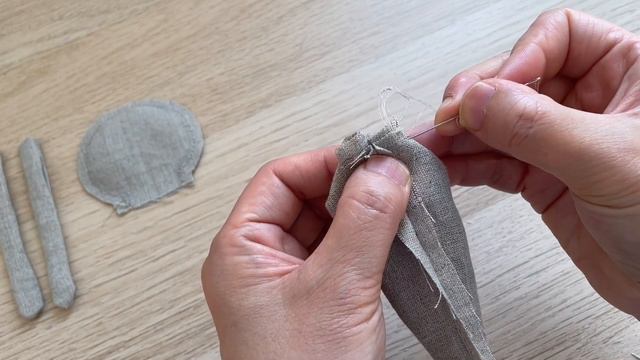 Rag doll from scraps of cloth  / Doll making / Soft toy / 자투리천으로 헝겊인형만들기