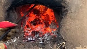 Печка из глины и травы