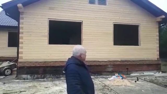 Дом 12х12 метра в Рыбинск Назаровский р-он. Брус 145х195 мм. профилированный. Проект индивидуальный смотреть онлайн