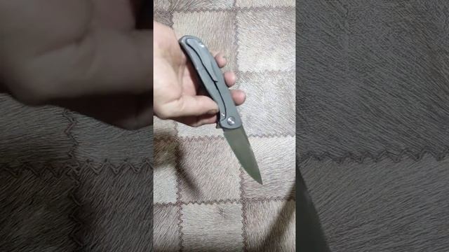 Флиппер от Green Thorn с кастомным клинком из M398,твердость 64 HRc. смотреть онлайн