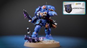 How to Paint： Battle Ready Ultramarines Lieutenant with Combi-weapon