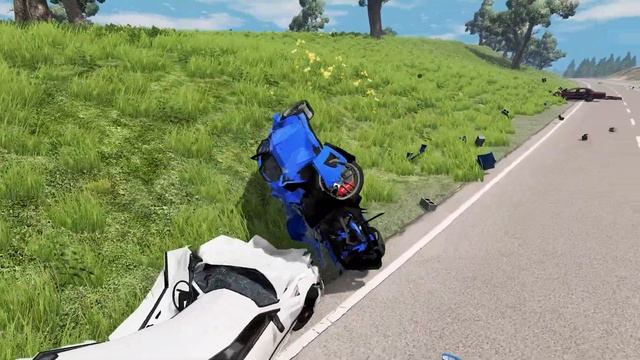 BEAMNG.DRIVE Cars CRASH on Wall #3 смотреть онлайн