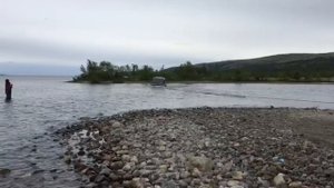 Автопутешествие на Кольский полуостров сентябрь 2017г. Брод мыс Литт. УАЗ Патриот