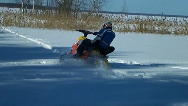 Снегоход КУБЕНА в Топорне. смотреть онлайн