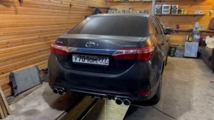 Toyota Corolla выхлоп , прямоток
