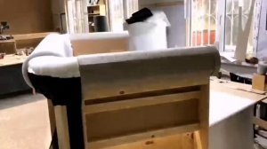 Каретная стяжка . Как сделать диван Chesterfield? Процесс производства DIY.