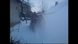 Снегоуборщик на самодельном тракторе