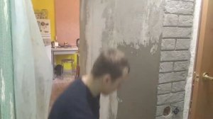 Декоративный кирпич из плиточного клея