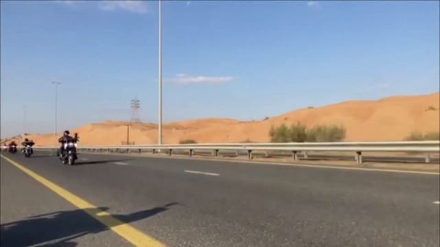 H.O.G (Harley Owners Group) Dubai Chapter 9266 ride to Falaj Al Mualla, Umm Al Quwain (UAQ) in UAE смотреть онлайн