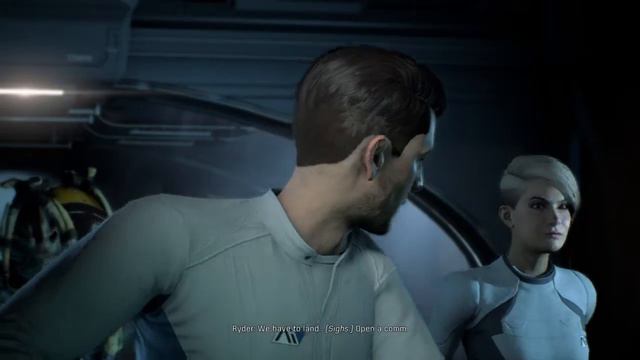 Mass Effect™: Andromeda 1st Encounter. Flee. Kett, Angara Cutscene смотреть онлайн