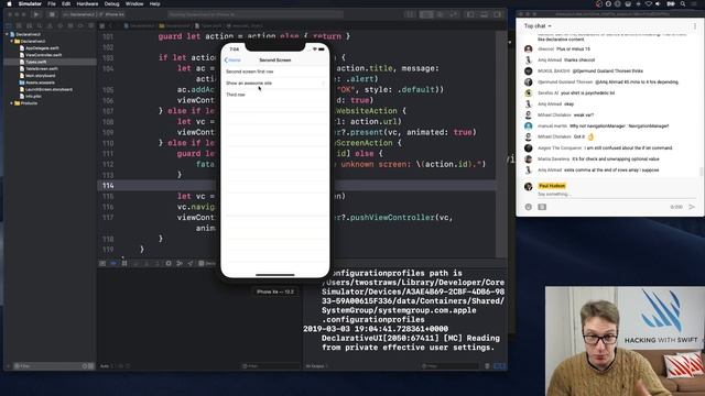 Building a declarative user interface app using JSON and Codable – Swift on Sundays March 3rd 2019 смотреть онлайн