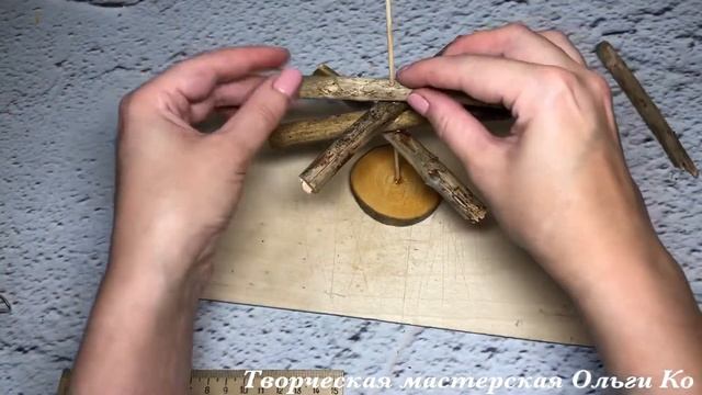 Как можно сделать ёлку из палок смотреть онлайн