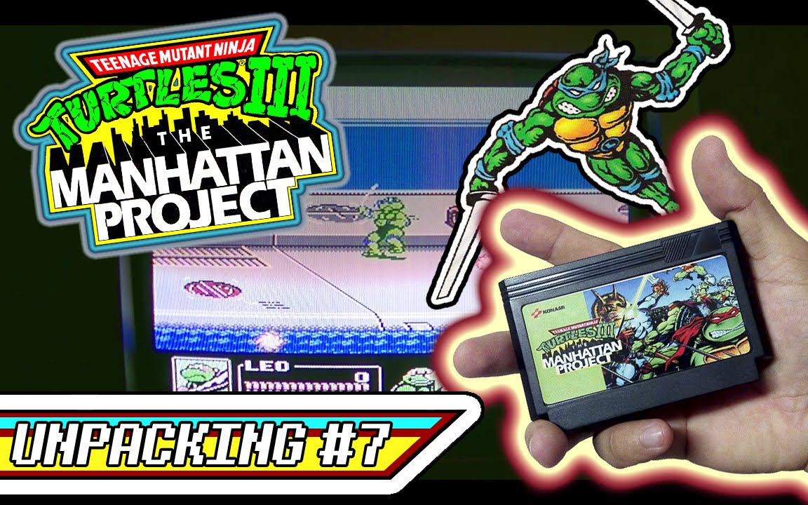 Unpacking #07 - TMNT 3. The Manhattan Project (для Dendy)