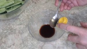 китайский салат БИТЫЕ ОГУРЦЫ