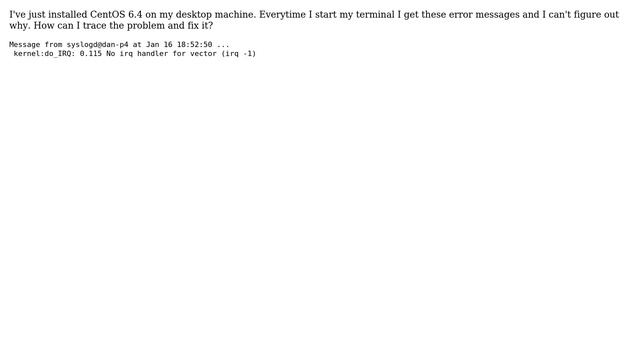 No irq handler vector смотреть онлайн