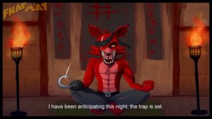 FNAF 7 КАТ СЦЕНА на РУССКОМ ➤ ФОКСИ и ФРЕДДИ САМУРАИ ➤ СЕКРЕТНАЯ СЦЕНА из FNAF Ultimate Custom Nigh