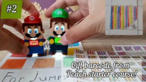 Gift barcode from Peach starter course  #shorts (Lego Super Mario Peach sets 2022) Part 2 of 21